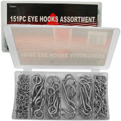 151 Piece Eye Bolt and Hook Assortment
