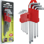 Tools 9 piece Long TORX Key Set - 9 pc.