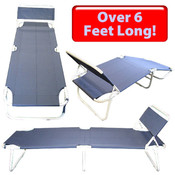 Fully Adjustable Folding Guest Bed with Headrest
