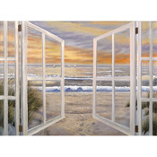 Elongated Window On Canvas by Joval 47 x 36