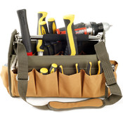 Rugged Nylon 14 Pocket Tool Bag