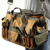 Rugged Nylon Multi Pocket Tool Bag