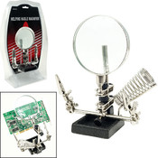 Helping Hand 3. 5" Magnifier w/Soldering Station