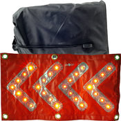Traffic Sign with LED and Reflector