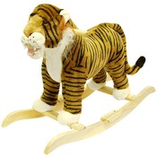 HAPPY TRAILST Tiger Plush Rocking Animal