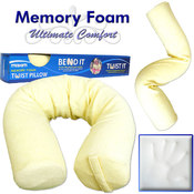 Medical Memory Foam Customizable Twist Pillow