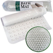 White Massaging Bath Mat - As Seen on TV - 14 x 24