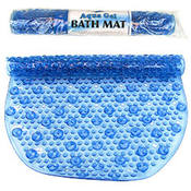 Blue Aqua Gel Bubbled Bath Mat As Seen on TV 16 x
