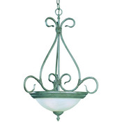 Savoy House Piedmont 3 Light Bowl Pendant - Pewter