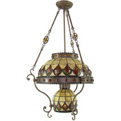 Kichler Colonial Tiffany Inverted Pendant- Bronze