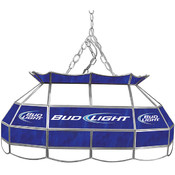 Bud Light 28 inch Stained Glass Pool Table Light