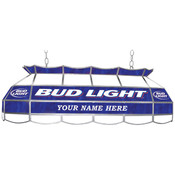 Customized Bud Light 40 inch Stained Glass Pool Ta