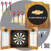 Chevrolet Dart Cabinet Includes Darts and Board