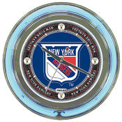 NHL Vintage New York Rangers Neon Clock - 14 inch