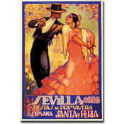 Sevilla Fiestas de Primavera by Da Pena-Gallery Wr