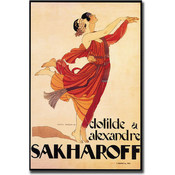 Clotilde &amp; Alexandre Sakharoff by Georges Barbier-