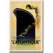 L'Amerique de sud L'Atlantique - 35 x 48