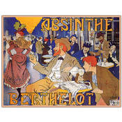 Absinthe Berthelot by Thiriet-Ready to Hang 35x47