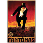 Fantomas-Framed 18x24 Canvas Art