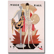 Mode Ball 1928-Gallery Wrapped 18x24 Canvas Art