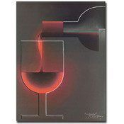 Red Wine-Gallery Wrapped 18x24 Canvas Art