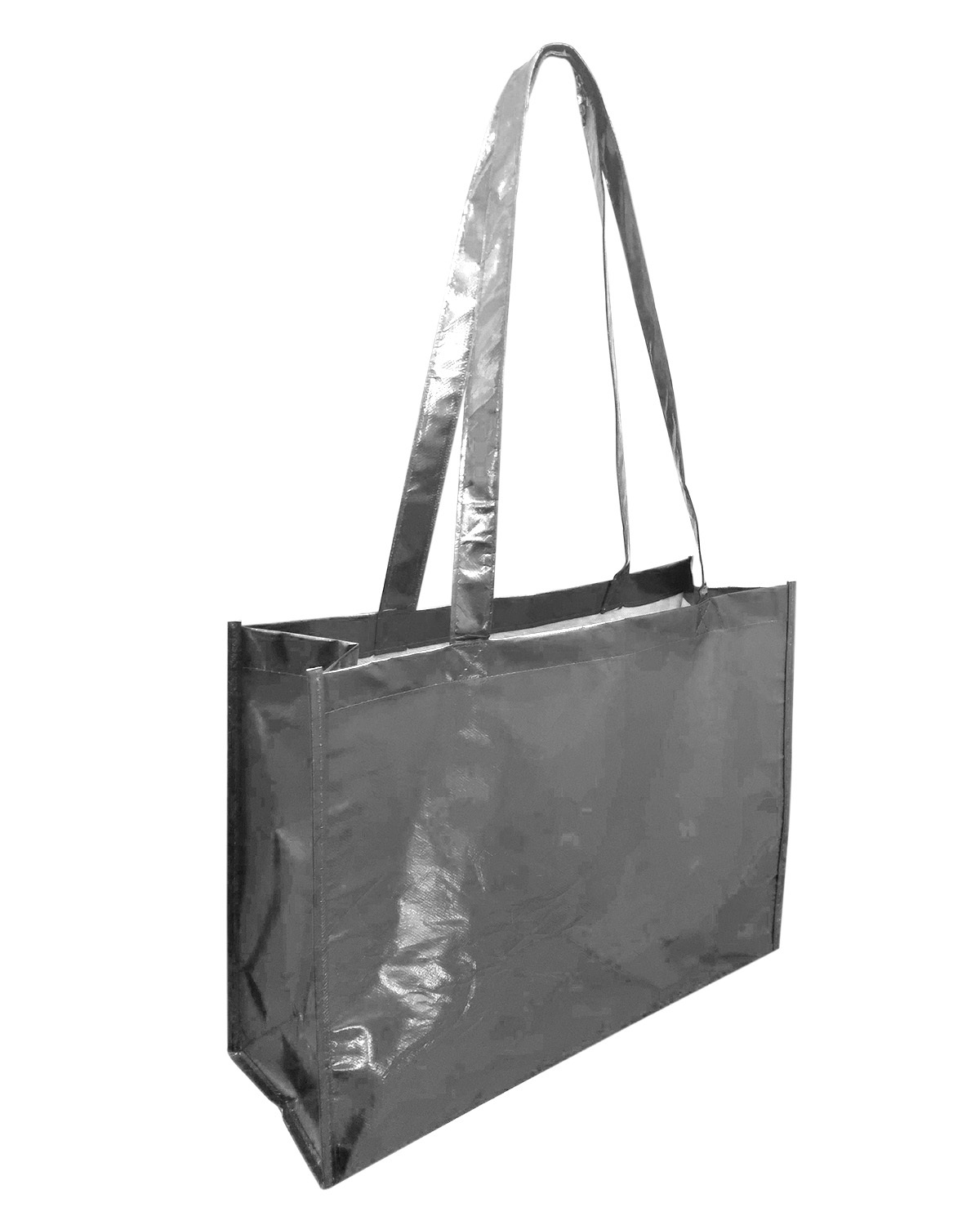 Wholesale Metallic Large Tote Bag Silver DollarDays