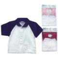 Button Down Baby Shirt with Collar