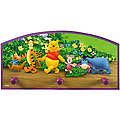 Pooh 3 Peg Kids Wooden Coat Rack