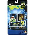 Ben 10 4 Pack Die Cut Erasers