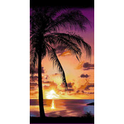 Palm Silhouette Beach Towels