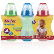Nuby 3-pk Non-Drip Bottles
