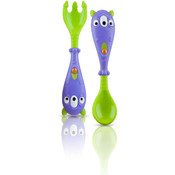 3-D Monster Spoon and Fork Set