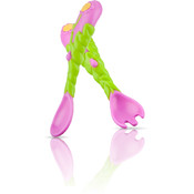 3-D Flower Spoon and Fork Set