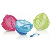 Nuby Suction Bowl WIth Spoon and Lid