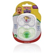 Nuby 2-pk Classic Oval Pacifier 0-6 Mos.