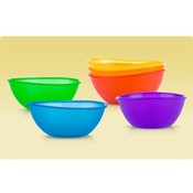 4 PK EMBOSSED BOWLS