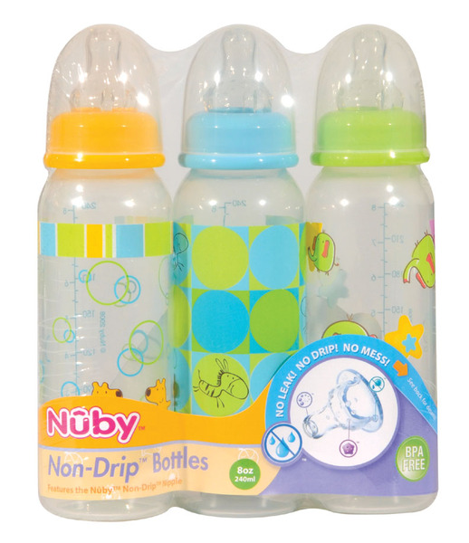 Wholesale Nuby Baby Bottle 8 oz 3Pack DollarDays