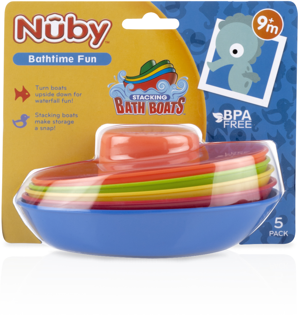 Wholesale Nuby(TM) Stackable Bath Floaties 5-Pack(24x.44)