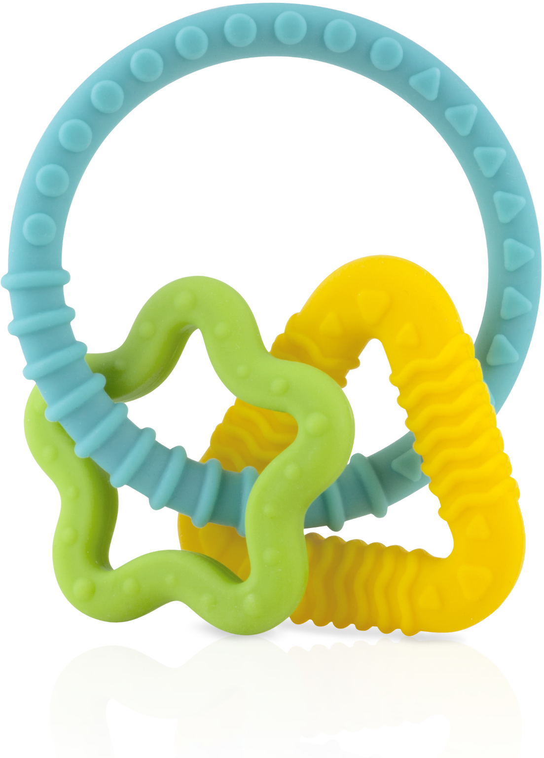Wholesale Nuby(TM) Chewy Charms Silicone Teether, Neutral(12x$5.56)