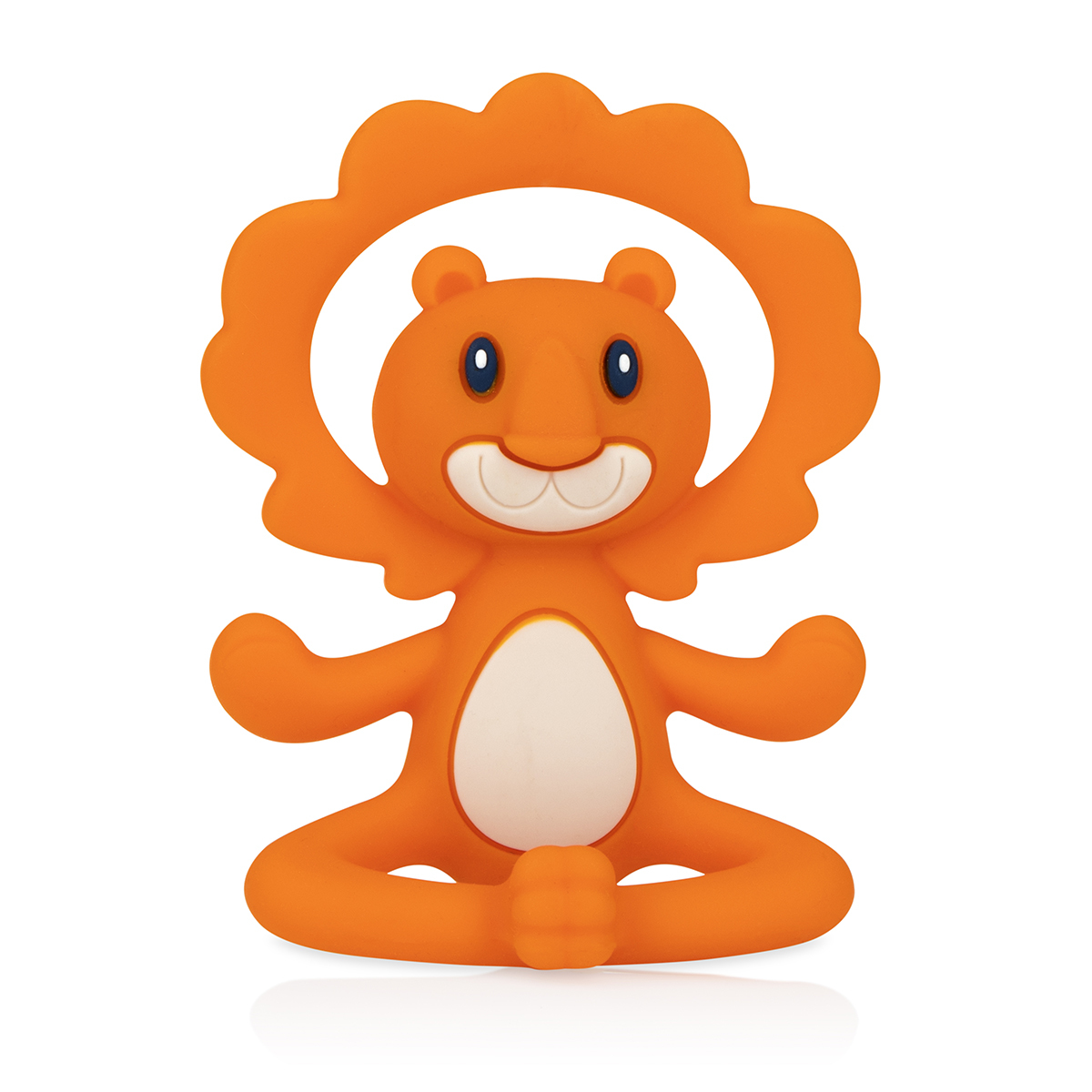 Wholesale Nuby Yogi Teether Silicone, Orange Lion, 3M+ DollarDays