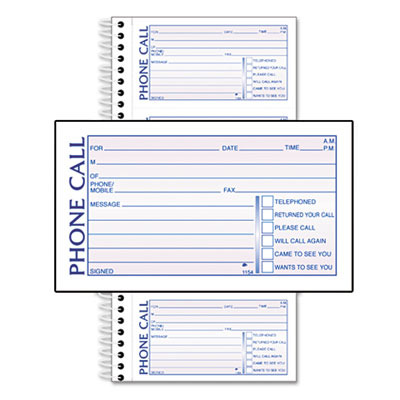 Wholesale Message Book/Phone Call 5-1/4 x 11 Carbonless(3x$5.65)