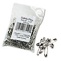 Safety Pins Nickel-Plated Steel 1 1/2