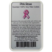Pink Rose Soy Wax Cubes