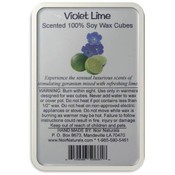 Violet Lime Soy Wax Cubes