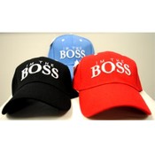 Adjustable Baseball Hats Caps "I am Boss"