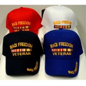 Adjustable Baseball Hat Caps Iraqi Freedom Veteran