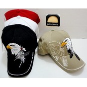 Adjustable Native Pride Eagle Hats - Assorted Colo