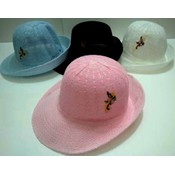 Ladies Mesh Derby Hats - Assorted