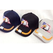 American Flag With Eagle Head Baseball Cap