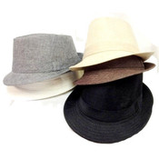 Solid Color Fedora Hats - Assorted Colors